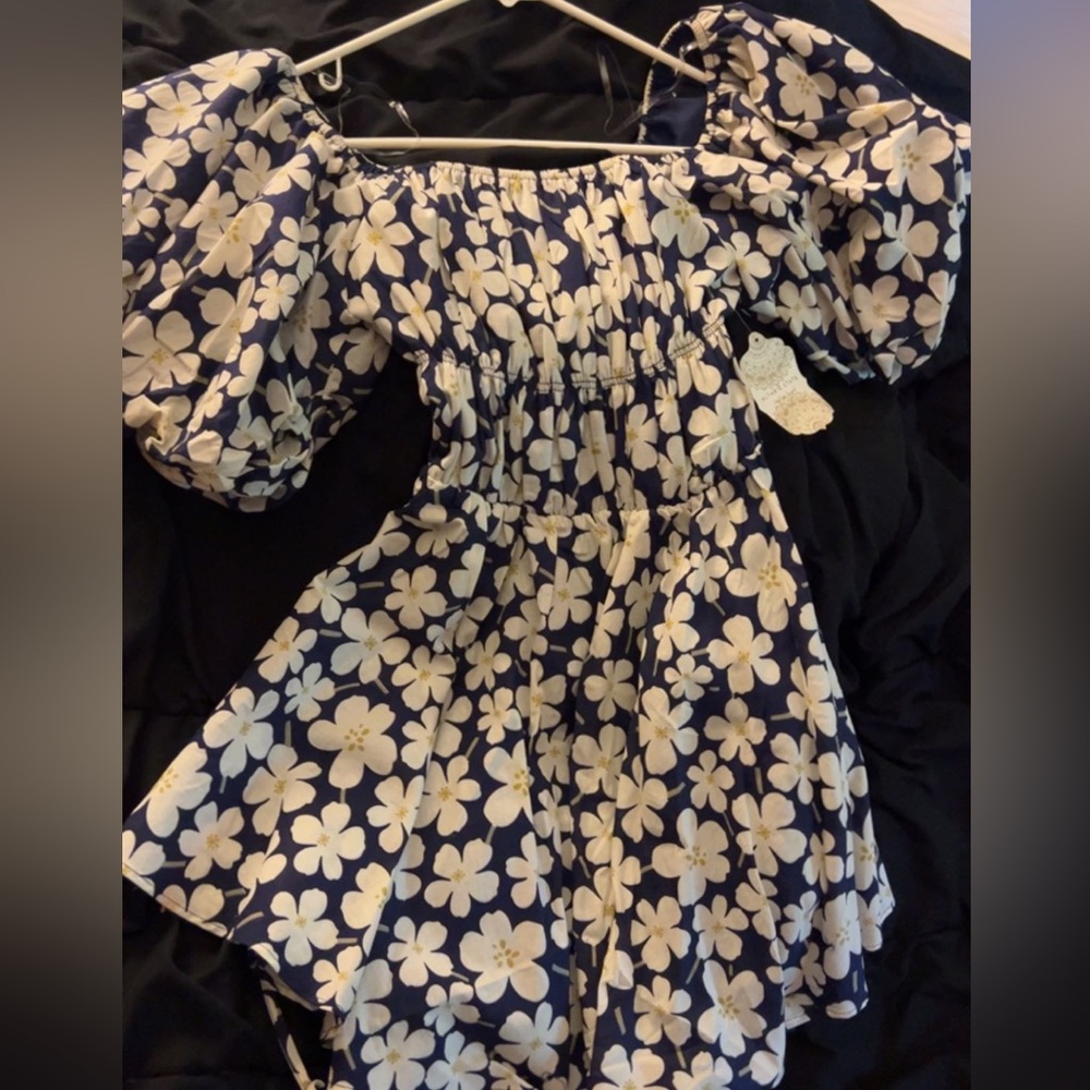 Altard State floral dress! Babydoll sleeves and square neck! - Picture 3 of 3